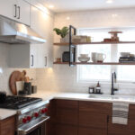 Nordic L-Shape Kitchen in Caesarstone 4001 Fresh Concrete|2010