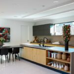 Modern Galley Kitchen in Caesarstone 4003 Sleek Concrete | 2088