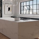 שיש אבן קיסר פורצלן דגם 501 snowdrift