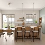 שיש למטבח אבן קיסר פורצלן 412. עיצוב פנים: הילה גדעוני צלמת: מאיה אבגור