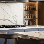 משטח שיש פורצלן של אבן קיסר דגם 901 Ocianoston