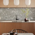 משטח שיש פורצלן של אבן קיסר דגם Terra Flakes 912