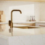 משטח שיש אבן קיסר דגם 5144 Rossa Nova