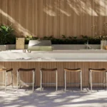 משטח פורצלן שיש אבן קיסר Fossilli 545