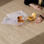 משטח פורצלן שיש אבן קיסר Travina 551