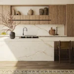 משטח פורצלן שיש אבן קיסר Goldesse 535