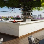 משטח פורצלן שיש אבן קיסר Goldesse 535